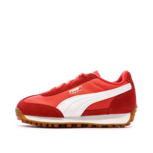Baskets Rouges/Blanches Garçon Puma Easy Rider pas cher