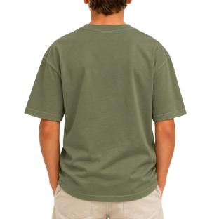 T-Shirt Kaki Garçon Paname Brothers vue 0