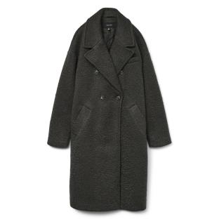 Manteau Long Gris Femme Vero Moda Liteerika vue 3