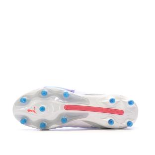 Chaussures de Foot Blanches Homme Puma King Ultimate FG/AG vue 5