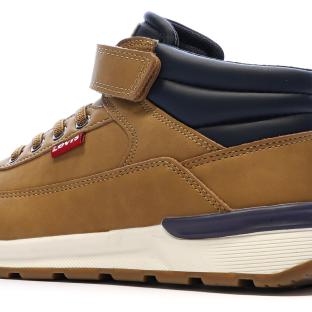 Baskets Camel Garçon Levi's Ascot vue 0