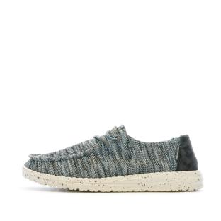 Chaussures Bleu Chiné Femme Hey Dude Wendy pas cher