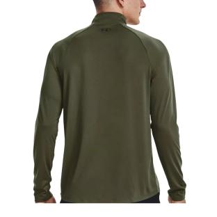 Sweat 1/2 zip Kaki Homme Under Armour Tech 2.0 vue 2