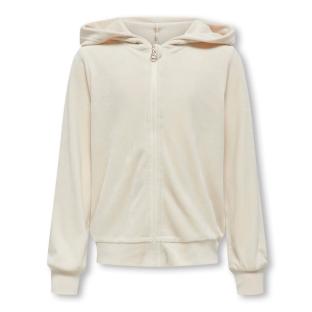 Sweat Zippée Beige Fille Kids ONLY Kogrebel pas cher