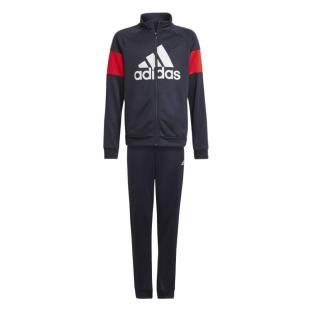 Survêtement Marine/Rouge Garçon Adidas Yb Ts Bos pas cher