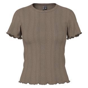 T-Shirt Gris Femme Pieces Marie vue 0