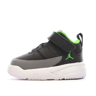 Baskets Noir/Vert Garçon Nike Jordan Max Aura 3 pas cher
