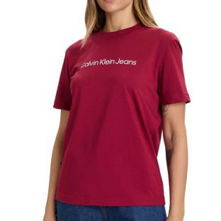 T-Shirt Bordeaux Femme Calvin Klein Jeans LV047C912G vue 0