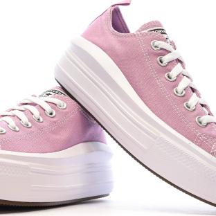 Baskets Rose Femme Converse Chuck Taylor A10390C vue 7