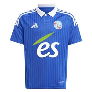 RC Strasbourg Maillot Réplica Domicile Bleu Junior Adidas 24/25 vue 0