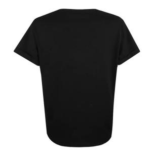 T-Shirt Noir Femme Disney Mickey Love Kiss vue 0
