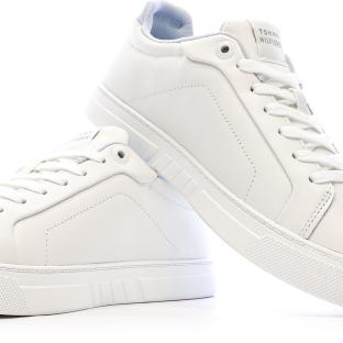 Baskets Blanches/Bleu Femme Tommy Hilfiger Sporty vue 7