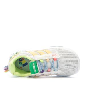 Baskets Blanches Fille Adidas Racer Tr21 I vue 4