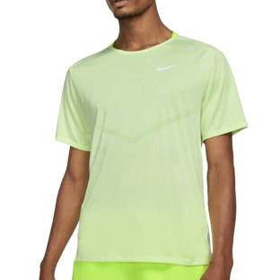 T-shirt de running Jaune fluo Homme Nike Techknit Ultra pas cher