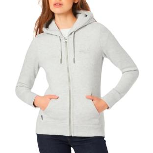 Sweat Gris Femme Superdry Vintage Logo pas cher
