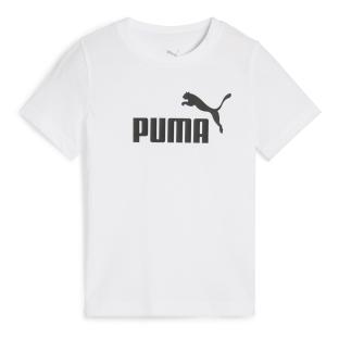 T-Shirt Blanc/Noir Garçon Puma Ess No. 1 Logo vue 0