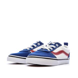 Baskets Bleu/Blanc/Rouge Garçon/Fille Vans Ward Slip vue 6