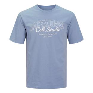 T-Shirt Bleu Homme Jack & Jones Koto pas cher