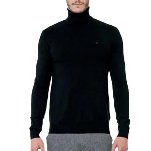 Pull Col Roulé Noir Homme Kaporal Arianh pas cher