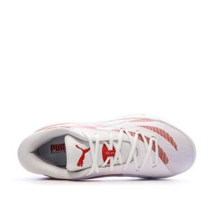 Chaussures de Basketball Blanches/Roses Homme Puma All-pro Nitro vue 0