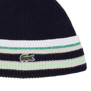Gorro Lacoste Flor Hombre Azul Marino/Blanco/Verde ver 0