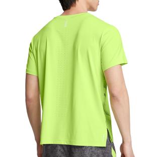 T-shirt Jaune Homme Under Armour Launch Elite vue 2