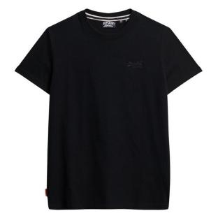 T-shirt Noir Superdry Homme Vintage Logo Teee vue 0