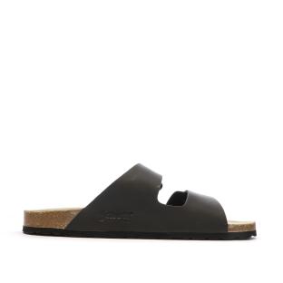 Sandales Noires Lisses Homme Schott Arthur vue 6