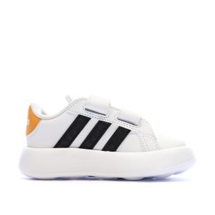Baskets Blanches Enfant Adidas Coco Grand Court vue 0
