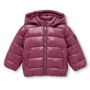 Doudoune Prune Fille KIDS ONLY Quilted pas cher