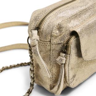 Sac à Bandoulière Gold Femme Pieces Naina vue 3