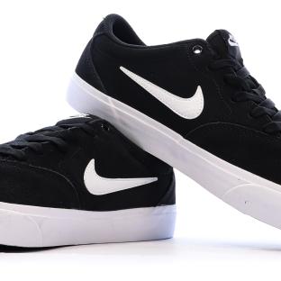 Baskets Noires Homme Nike Charge Suede vue 7