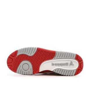 Baskets Blanches/Rouges Homme Le Coq Sportif Nineties vue 0