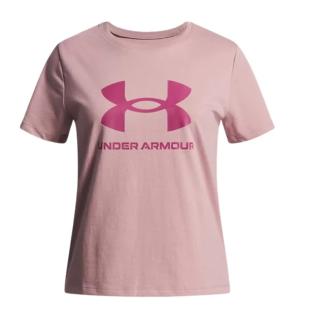 T-Shirt Rose Fille Under Armour Big Logo vue 0