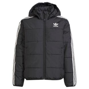 Doudoune Noire/Blanche Garçon Adidas Padded pas cher
