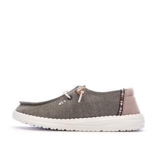 Chaussures Gris Chiné Femme Hey Dude Wendy Stretch pas cher