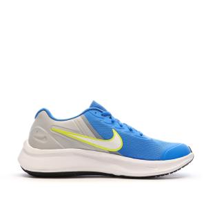 Chaussures de Running Bleues Junior Nike Star Runner 3 vue 2
