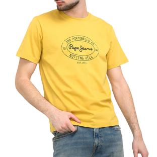 T-Shirt Jaune Homme Pepe jeans Original vue 0