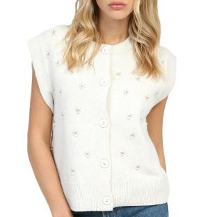 Gilet Ecru Femme An'ge Nolwen pas cher