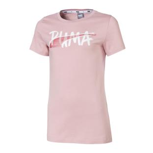 T-Shirt Rose Fille Puma Alpha Logo vue 0