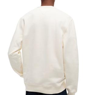 Sweat Beige Homme Tommy Hilfiger Badge Crewss vue 0