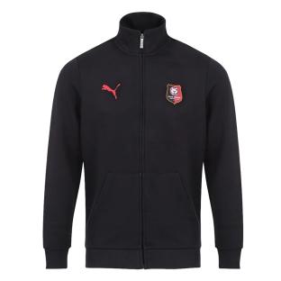 Stade Rennais Sweat Zippé Noir Homme Blank T vue 0