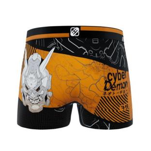 Boxer Noir/Orange Homme Freegun Cyber Démon vue 0