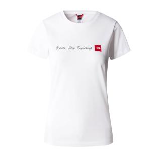 T-shirt Blanc Femme The North Face Neverstopexplorin pas cher