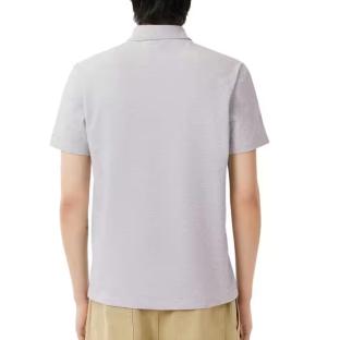 Polo Gris Chiné Homme Lacoste Mela vue 0