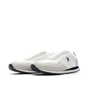 Baskets Blanches/Grises/Marines Femme US Polo ASSN FS1 vue 0