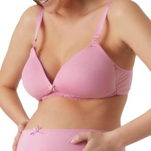 Soutien Gorge d'allaitement 2 en 1 Rose Femme Mamalicious Wamour vue 0