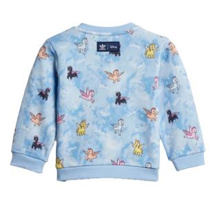 Survêtement Bleu Fille Adidas Crew Set vue 0