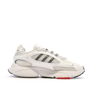 Baskets Blanches/Rouges Homme Adidas Ozmillen vue 2
