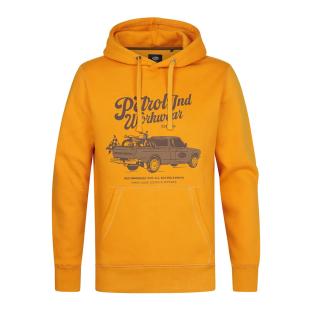 Sweat à Capuche Jaune Homme Petrol Industries Hoode pas cher